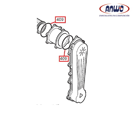 EMPAQUET.QUEMADOR DUO TEC GA